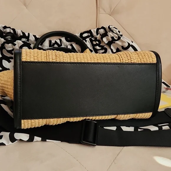 Final Price Drop Marc Jacobs Woven Tote Small - Picture 8 of 11